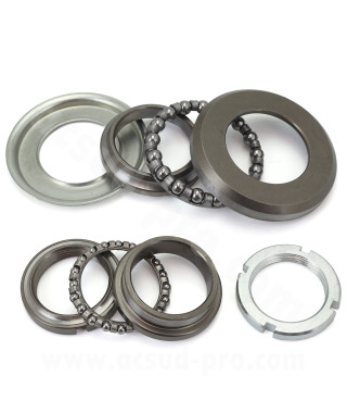 JEU DE DIRECTION SCOOTER TNT ADAPT.  SCOOTER APRILIA SR MOTARD- VESPA - PIAGGIO TYPHOON -X7- DERBI- GILERA (8 PCS)