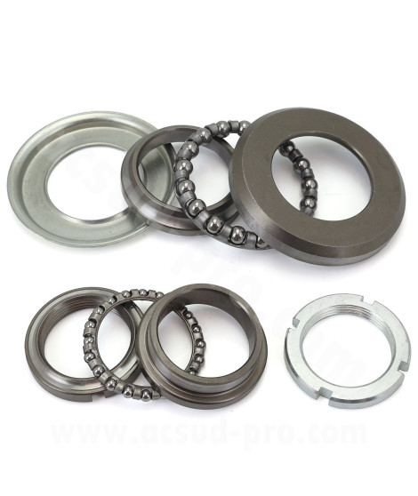 JEU DE DIRECTION SCOOTER TNT ADAPT.  SCOOTER APRILIA SR MOTARD- VESPA - PIAGGIO TYPHOON -X7- DERBI- GILERA (8 PCS)