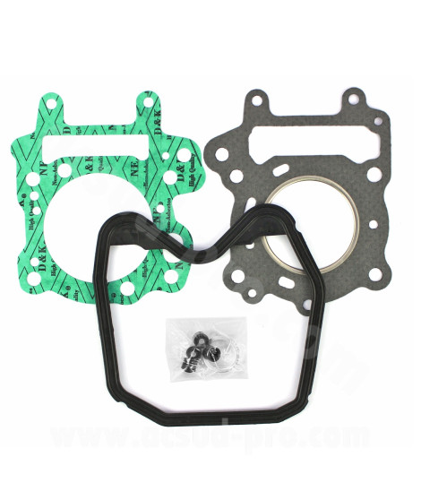 JOINT HAUT MOTEUR MAXISCOOTER  ADAPT. APRILIA SCARABEO 125CC 1999-2002  (MOTEUR ROTAX)  (POCHETTE)