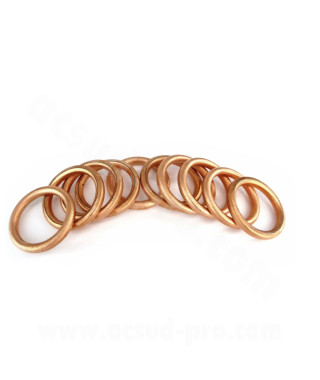 JOINT POT D'ECHAPPEMENT CUIVRE CYCLO ADAPT. PEUGEOT 103 SP MVL / MBK 41- 51 - 88