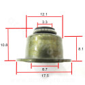 JOINTS QUEUE DE SOUPAPE ADAPT. PIAGGIO 50CC 4T / 125 4T AIR / APRILIA  (OEM : 843307) (VENDU PAR 10PCS)