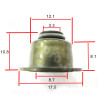 JOINTS QUEUE DE SOUPAPE ADAPT. PIAGGIO 50CC 4T / 125 4T AIR / APRILIA  (OEM : 843307) (VENDU PAR 10PCS)