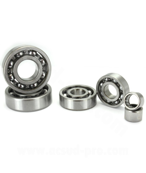 _KIT 6 ROULEMENTS MOTEUR 139FMB-B  ARCHIVE 50. MASH FIFTY. (6000 . 6001 . 6201 . 6203 . HK 13.5-20-12 . HK 13.5-22-12)