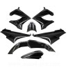 KIT CARROSSERIE ADAPT. DERBI SENDA DRD / XTREM 2000-2011 NOIR (7 PIECES)