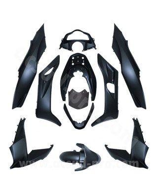 KIT CARROSSERIE ADAPT. HONDA PCX 125CC 2014-2016  NOIR MAT (11 PIECES)
