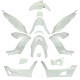 KIT CARROSSERIE ADAPT. HONDA PCX 125CC 2021-2023  (14 PIECES) BLANC PERLE