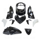 KIT CARROSSERIE ADAPT. HONDA SH125-150CC  2009-2012 NOIR (10 PIECES)