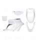 KIT CARROSSERIE ADAPT. MBK 50 BOOSTER 1999-2003 / YAMAHA 50 BWS 1999-2003 BLANC (5 PIECES)
