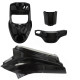KIT CARROSSERIE ADAPT. MBK 50 BOOSTER 2004 / YAMAHA 50 BWS 2004 TYPE ORIGINE NOIR (4 PIECES)