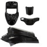 KIT CARROSSERIE ADAPT. MBK 50 BOOSTER 2004 / YAMAHA 50 BWS 2004 TYPE ORIGINE NOIR (4 PIECES)