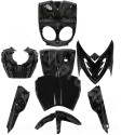 KIT CARROSSERIE ADAPT. MBK STUNT / YAMAHA SLIDER TYPE ORIGINE NOIR (à partir de) 2004  (7 PIECES)
