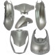 KIT CARROSSERIE ADAPT. PEUGEOT KISBEE 2T ET 4T GRIS MAT 2010-2017 (6 PIECES)
