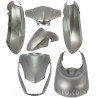 KIT CARROSSERIE ADAPT. PEUGEOT KISBEE 2T ET 4T GRIS MAT 2010-2017 (6 PIECES)