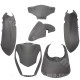 KIT CARROSSERIE ADAPT. PEUGEOT KISBEE 2T ET 4T NOIR MAT 2010-2017 (6 PIECES)