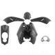 KIT CARROSSERIE ADAPT. PEUGEOT LUDIX NOIR METAL (SAUF BLASTER) (5 PIECES)