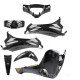 KIT CARROSSERIE ADAPT. PIAGGIO LIBERTY 50 / 125 / 150 / 200cc 2004-2014 (7 PIECES) NOIR