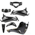 KIT CARROSSERIE ADAPT. PIAGGIO LIBERTY 50 / 125 / 150 / 200cc 2004-2014 (7 PIECES) NOIR