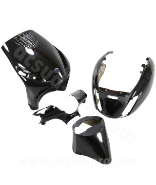 KIT CARROSSERIE ADAPT. PIAGGIO ZIP 50 2000  NOIR (4 PIECES)