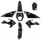 KIT CARROSSERIE  ADAPT. RIEJU 50 MRT 2022. MRT ENDURO 2022. MRT PRO 2022. MRT SM 2022 (8 PIECES) NOIR