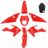 KIT CARROSSERIE  ADAPT. RIEJU 50 MRT 2022. MRT ENDURO 2022. MRT PRO 2022. MRT SM 2022  (8 PIECES) ROUGE