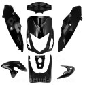 KIT CARROSSERIE ADAPT. TNT MOTOR ROMA / NECO ONE 10 POUCES NOIR MAT  (8 PIECES)