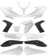 KIT CARROSSERIE ADAPT. YAMAHA TMAX 500 2008-2011 WHITE COMPETITION   (13 PIECES)