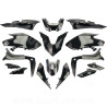 KIT CARROSSERIE ADAPT. YAMAHA TMAX 530cc 2017-2019  SX / DX  NOIR BRILLANT (15 PIECES)