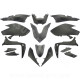 KIT CARROSSERIE ADAPT. YAMAHA TMAX 530cc 2017-2019  SX / DX  NOIR MAT  (15 PIECES)