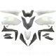 KIT CARROSSERIE ADAPT. YAMAHA TMAX 530cc 2017-2019  SX / DX  WHITE COMPETITION (15 PIECES)