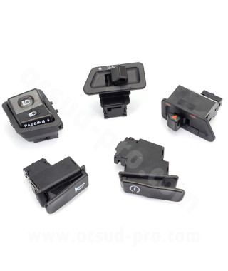 KIT COMMODO / COMMUTATEUR DROIT ET GAUCHE  MAXISCOOTER ADAPT. HONDA SH 125 2001-02 / SH 150 2001-04
