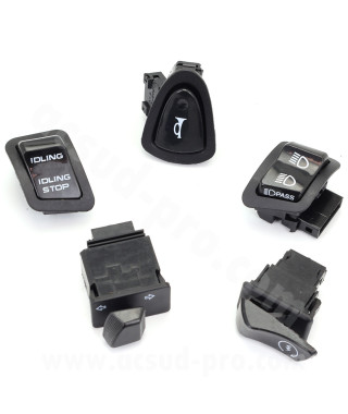 KIT COMMODO / COMMUTATEUR DROIT ET GAUCHE  MAXISCOOTER ADAPT. HONDA SH 125 2017-19 / SH 150 2017-19