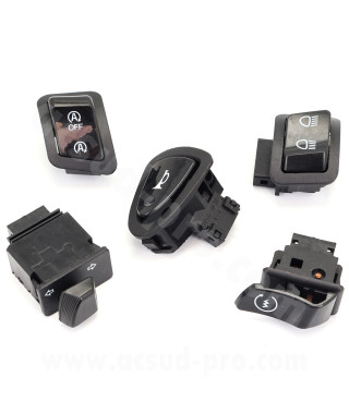 KIT COMMODO / COMMUTATEUR DROIT ET GAUCHE  MAXISCOOTER ADAPT. HONDA SH MODE 125 2022