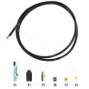 KIT REPARATION UNIVERSEL CABLE D EMBRAYAGE  (L : 1.30M  + SERRE CABLE) ( GAINE + CABLE )
