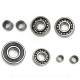 KIT ROULEMENTS BOITE DE VITESSE MOTO ADAPT. MOTEUR MINARELLI AM6 ( NOUVEAU CARTER MOTEUR )