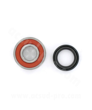 KIT ROULEMENTS DE ROUE ARRIERE + JOINT SPI  ADAPT. MBK 50 BOOSTER  / YAMAHA 50 BWS  ( 6203-2RS TPI )