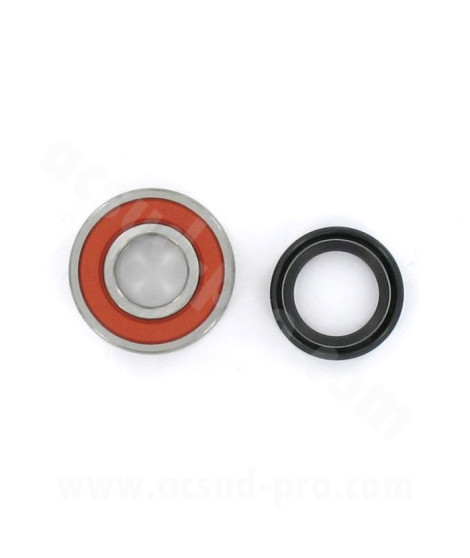 KIT ROULEMENTS DE ROUE ARRIERE + JOINT SPI  ADAPT. MBK 50 BOOSTER  / YAMAHA 50 BWS  ( 6203-2RS TPI )