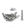 KIT VIS BTR CARTER DE KICK ADAPT. PEUGEOT BUXY ( COULEUR CHROME )