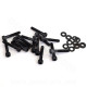 KIT VIS BTR CARTER DE KICK ADAPT. PIAGGIO TYPHOON (COULEUR NOIR)