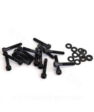 KIT VIS BTR CARTER DE KICK ADAPT. PIAGGIO TYPHOON (COULEUR NOIR)