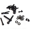KIT VIS DECO ADAPT. MBK 50 BOOSTER 2004/YAMAHA 50 BWS 2004 (COULEUR NOIR)