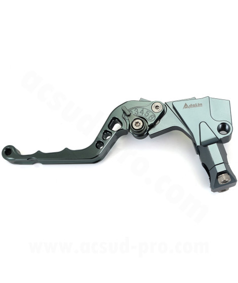 LEVIER DE FREIN ARRIERE CNC COMPLET OPM UNIVERSEL GAUCHE (POUR CABLE DE FREIN ARRIERE)