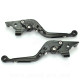 LEVIER MAXISCOOTER ALU CNC RB MAX ADAPT. YAMAHA TMAX 530 NOIR (LA PAIRE)