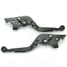 LEVIER MAXISCOOTER ALU CNC RB MAX ADAPT. YAMAHA TMAX 530 NOIR (LA PAIRE)