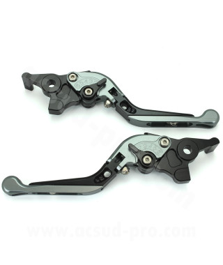 LEVIER MAXISCOOTER ALU CNC RB MAX ADAPT. YAMAHA TMAX 560 TITANIUM (LA PAIRE)