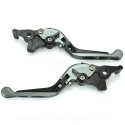 LEVIER MAXISCOOTER ALU CNC RB MAX ADAPT. YAMAHA TMAX 560 TITANIUM (LA PAIRE)