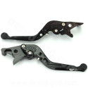 LEVIERS ALUMINIUM ADAPT. HONDA XADV 750 NOIR (LA PAIRE)