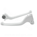 LEVIER SCOOTER ADAPT. MBK MACH G / YAMAHA JOG BLANC (LA PAIRE) (OEM : 5RW-H3922-00 + 5JH-H3912-00)