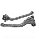 LEVIER SCOOTER ADAPT. MBK MACH G / YAMAHA JOG IMITATION CARBONE (LA PAIRE)
