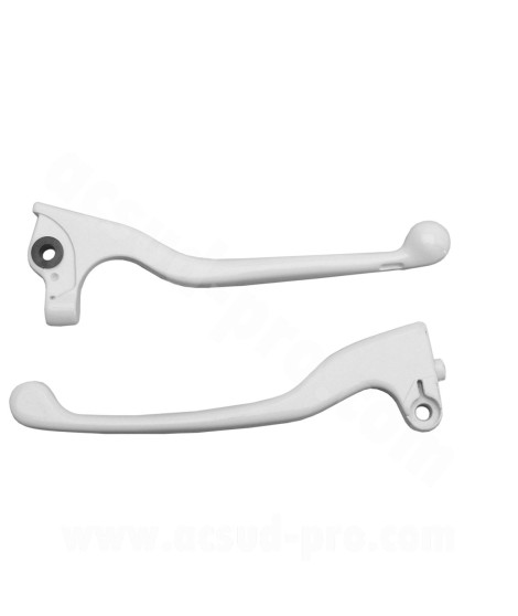 LEVIER SCOOTER ADAPT. SCOOT PEUGEOT AJP BLANC (LA PAIRE)