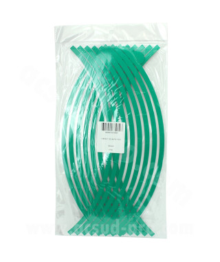 LISERET REFLECHISSANT  VERT  17"